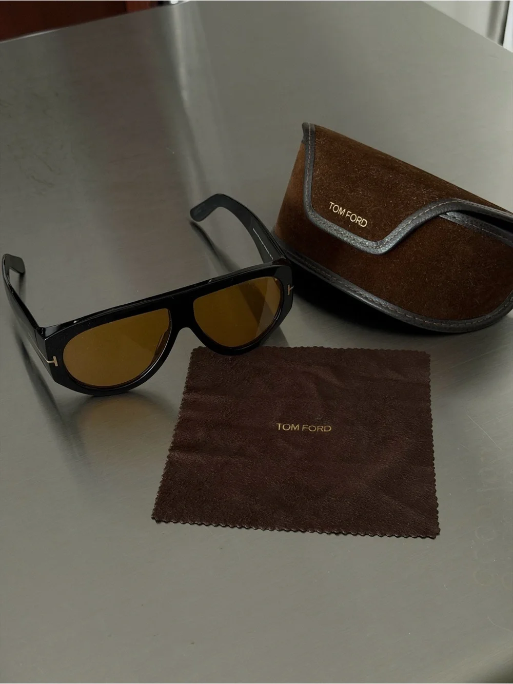 Tom Ford Bronson Pilot Sunglasses FT1044